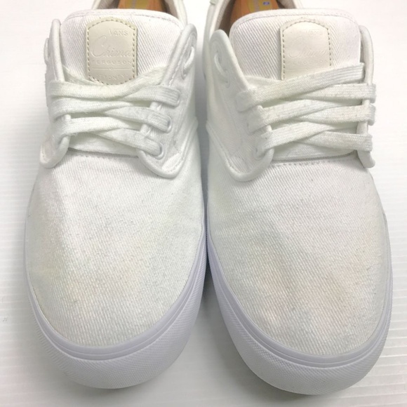 🎩 VANS Chima Ferguson White Skateboard Shoes 13 - Picture 2 of 7
